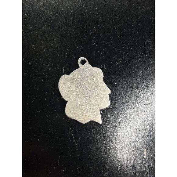 RARE Pair Of US Silver Cut-Out Coins . Morgan Dollar And Walking Liberty Jewelry - Picture 14 of 16